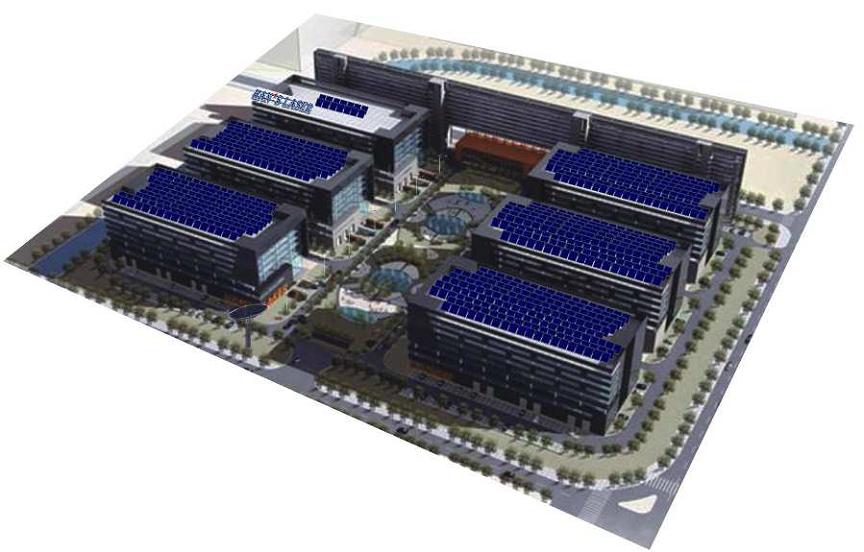 大族激光装备制造中心1.134兆瓦太阳能光伏发电项目正式开工