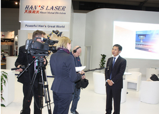 大族激光钣金装备事业部首秀EuroBLECH国际金属板材加工展